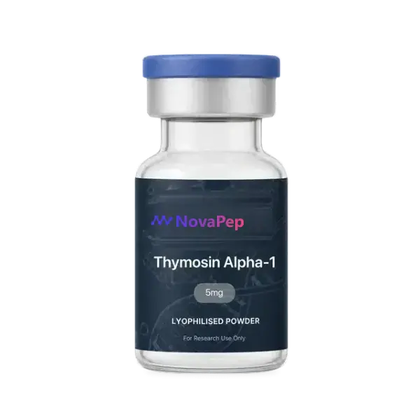 Thymosin Alpha-1 5mg lyophilised peptide vial